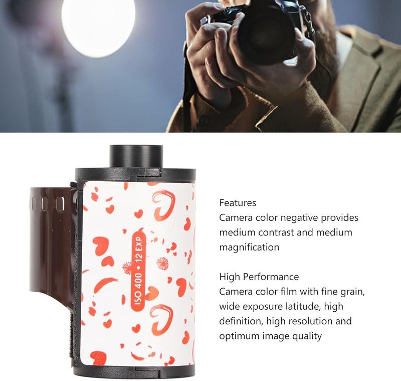35mm 400 ISO Color Negative Film 12 Exposures Fine Grain High Resolution - Image 4