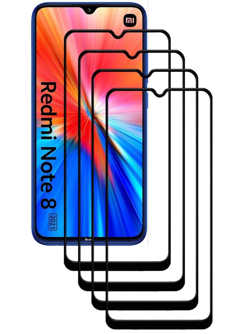 ACLIX 4 Pieces Antistatic ESD Dustproof Premium Quality High Definition Tempered Glass Screen Protector Designed For Xiaomi Redmi Note 8 - Image 1
