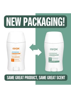 Carpe Antiperspirant Underarm and On-The-Go Wipes Package (1 Underarm Clinical Strength, 15 Individual Antiperspirant On-The-Go Wipes), Stop Excessive Sweat - Great for Hyperhidrosis  - Image 2