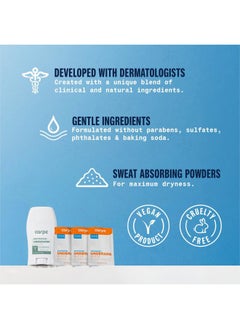 Carpe Antiperspirant Underarm and On-The-Go Wipes Package (1 Underarm Clinical Strength, 15 Individual Antiperspirant On-The-Go Wipes), Stop Excessive Sweat - Great for Hyperhidrosis  - Image 3