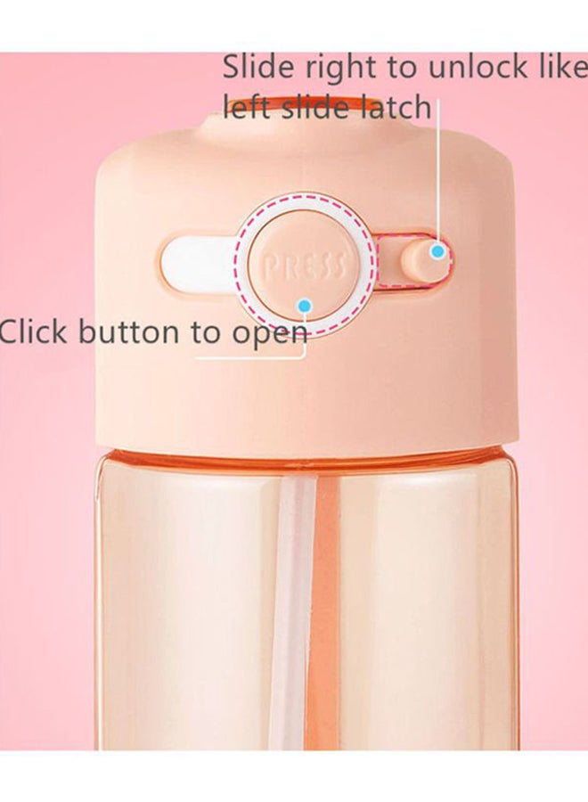 Loquat Adult Plastic Bottle Pink 19.3x6.7cm - Image 5