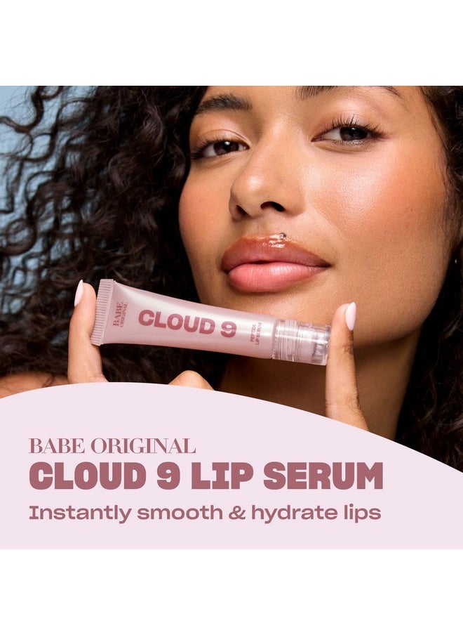 BABE ORIGINAL BABE ORIGINAL Cloud 9 Peptide Lip Serum | Daily Lip Treatment with Cloudberry Oil, Mushroom Extracts, Hyaluronic Acid for Dryness & Fine Lines | Smoothing & Hydrating Lip Moisturizer | Vegan Lip Care  - Image 2