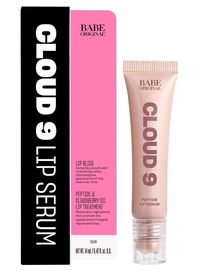 BABE ORIGINAL BABE ORIGINAL Cloud 9 Peptide Lip Serum | Daily Lip Treatment with Cloudberry Oil, Mushroom Extracts, Hyaluronic Acid for Dryness & Fine Lines | Smoothing & Hydrating Lip Moisturizer | Vegan Lip Care  - Image 1