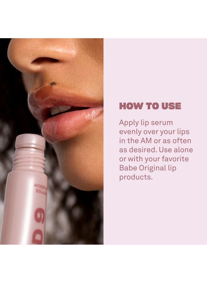 BABE ORIGINAL BABE ORIGINAL Cloud 9 Peptide Lip Serum | Daily Lip Treatment with Cloudberry Oil, Mushroom Extracts, Hyaluronic Acid for Dryness & Fine Lines | Smoothing & Hydrating Lip Moisturizer | Vegan Lip Care  - Image 4