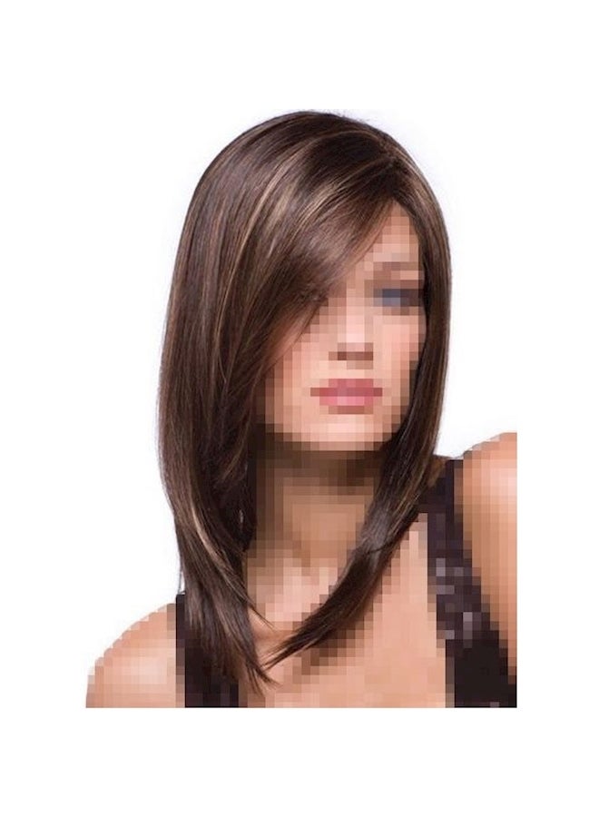 NIBEMINENT Synthetic Wigs Long Straight Vogue Hair Accessories Brown - Image 2