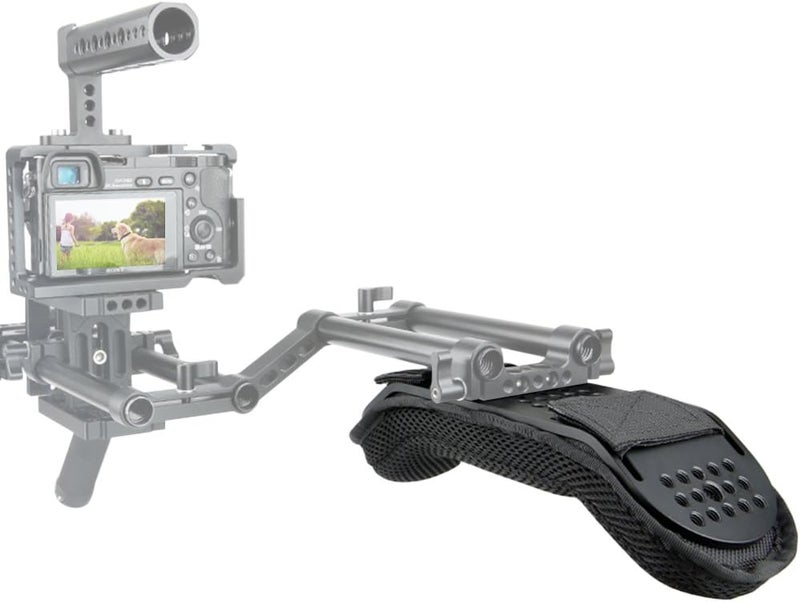 NICEYRIG وسادة كتف الكاميرا مع لوحة تركيب جبن لنظام دعم كتف 15 مم لكاميرا DSLR وكاميرا الفيديو وكاميرا السينما لالتقاط اللقطات السريعة - S483 - Image 2