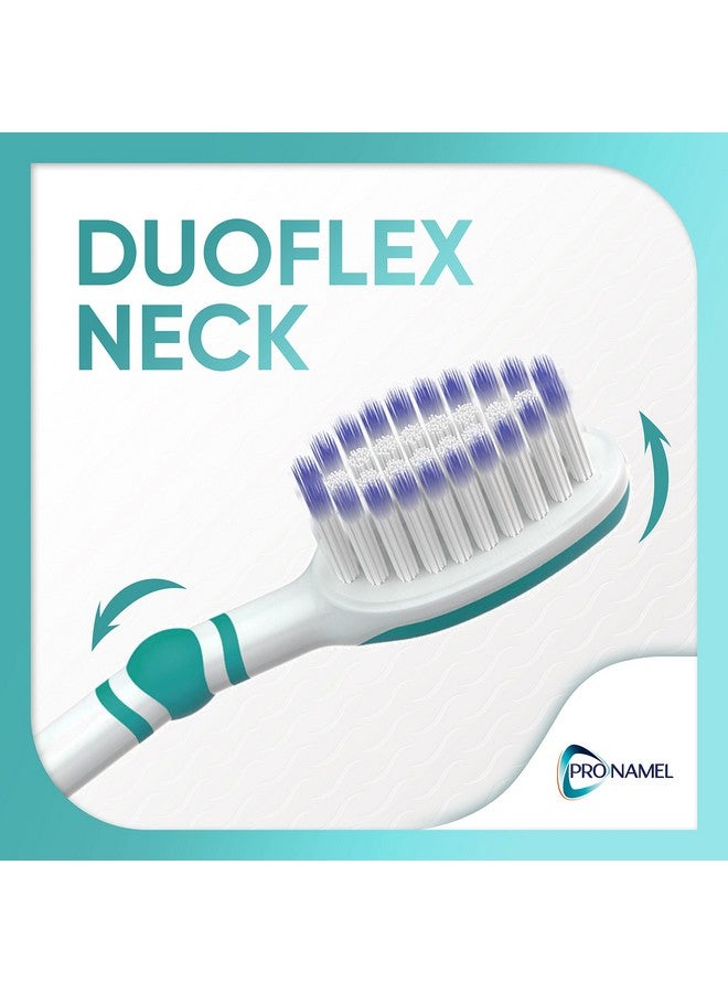 SENSODYNE PRONAMEL Medium Toothbrush, Provides Tooth Enamel Protection And Cleans Better With Less Pressure - 4 Count - Image 2