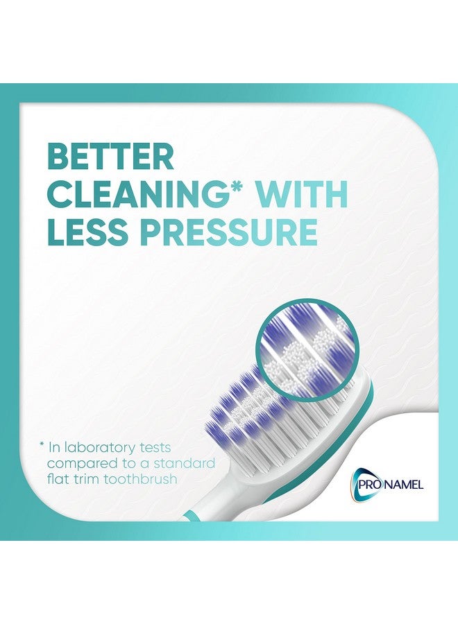 SENSODYNE PRONAMEL Medium Toothbrush, Provides Tooth Enamel Protection And Cleans Better With Less Pressure - 4 Count - Image 5