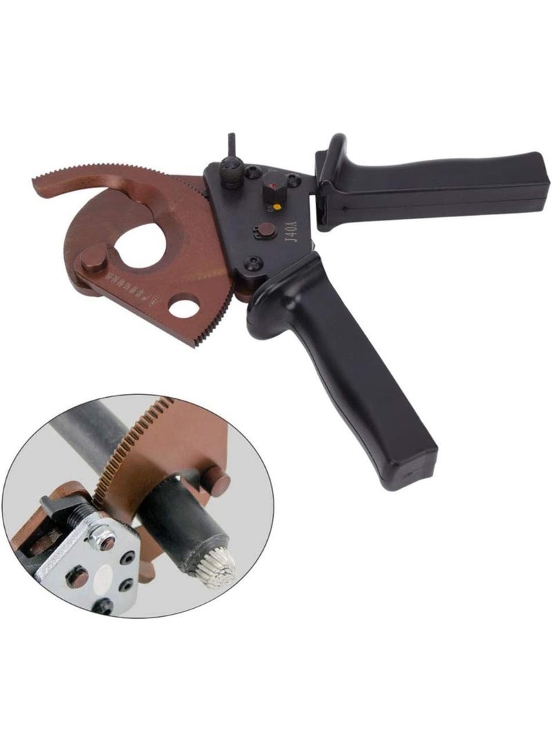 GGOOT Ratchet Cable Scissors Wire Cutter Tool Manganese Steel Industrial Grade Cutting Tool for Hardware Hand Operated  - Image 4