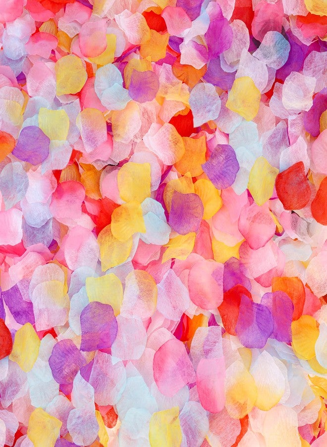Gresorth Multicolor Artificial Silk Rose Petals Fake Petal Flower Decoration for Wedding Party - 2000 PCS - Image 1