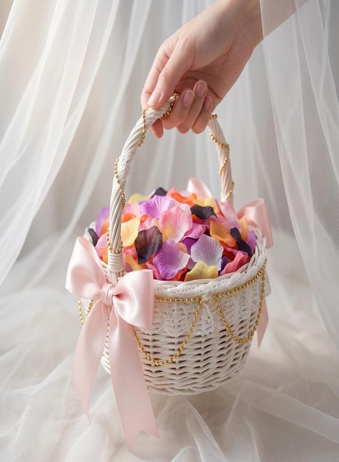 Gresorth Multicolor Artificial Silk Rose Petals Fake Petal Flower Decoration for Wedding Party - 2000 PCS - Image 4