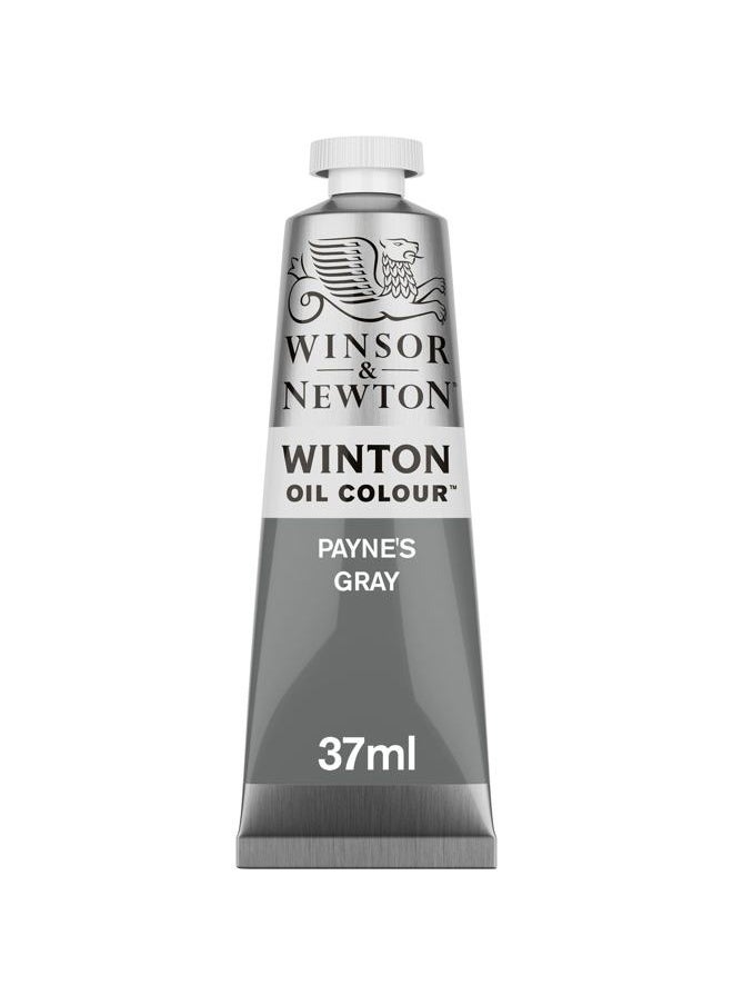 WINSOR & NEWTON Winton Oil Color, 37ml (1.25-oz) Tube, Payne's Gray  - Image 1