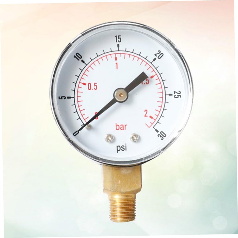 مقياس ضغط عالي الدقة من الفولاذ المقاوم للصدأ 1 4 NPT للسوائل غير المسببة للتآكل - Image 3