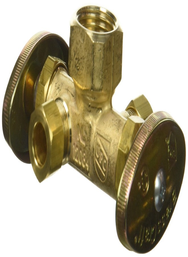 brasscraft Brass Craft R1701DVX R Dual Outlet Shut-Off Valve - Image 1