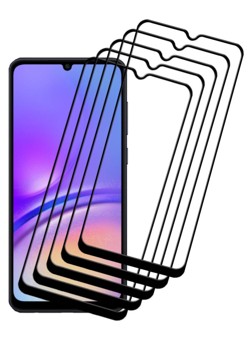 ACLIX 5 Pieces Antistatic ESD Dustproof Premium Quality High Definition Tempered Glass Screen Protector Designed For Samsung Galaxy A05 - Image 1
