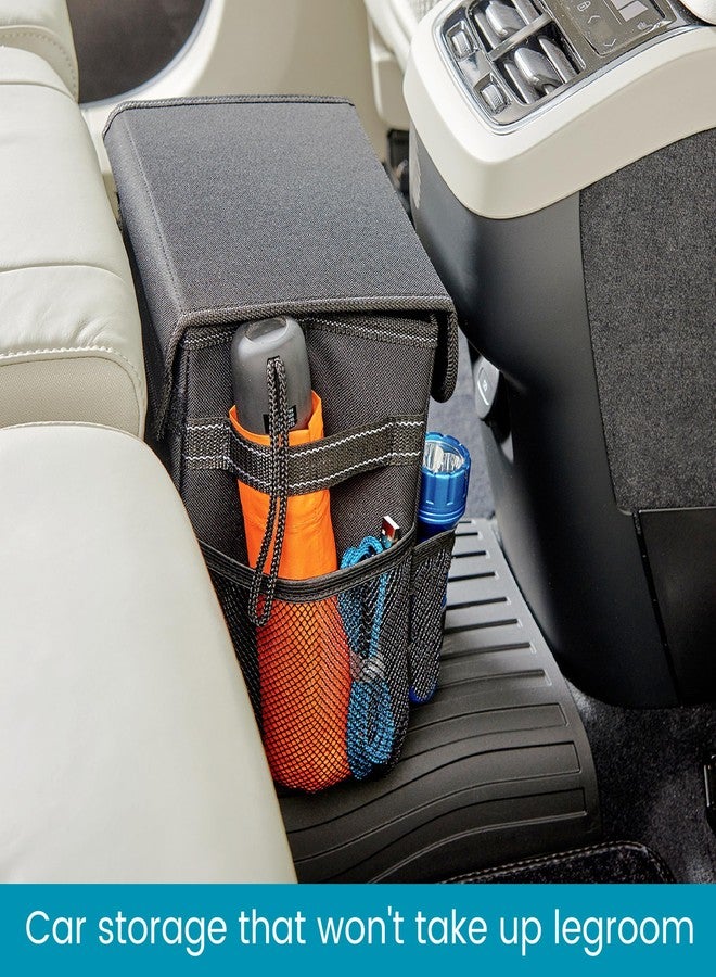 High Road Car Storage Organizer with Lid, Multipurpose Back or Front Seat Auto Console or Trunk Organizer, Univeral Fit in All Vehicles - Image 4