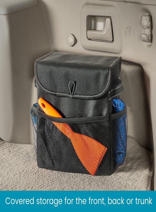 High Road Car Storage Organizer with Lid, Multipurpose Back or Front Seat Auto Console or Trunk Organizer, Univeral Fit in All Vehicles - Image 2