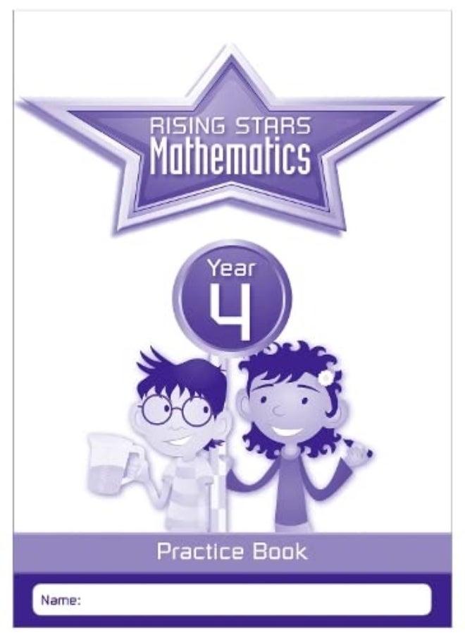 null - Rising Stars Mathematics Year 4 Practice Book by Paul Broadbent Paperback - Image 1