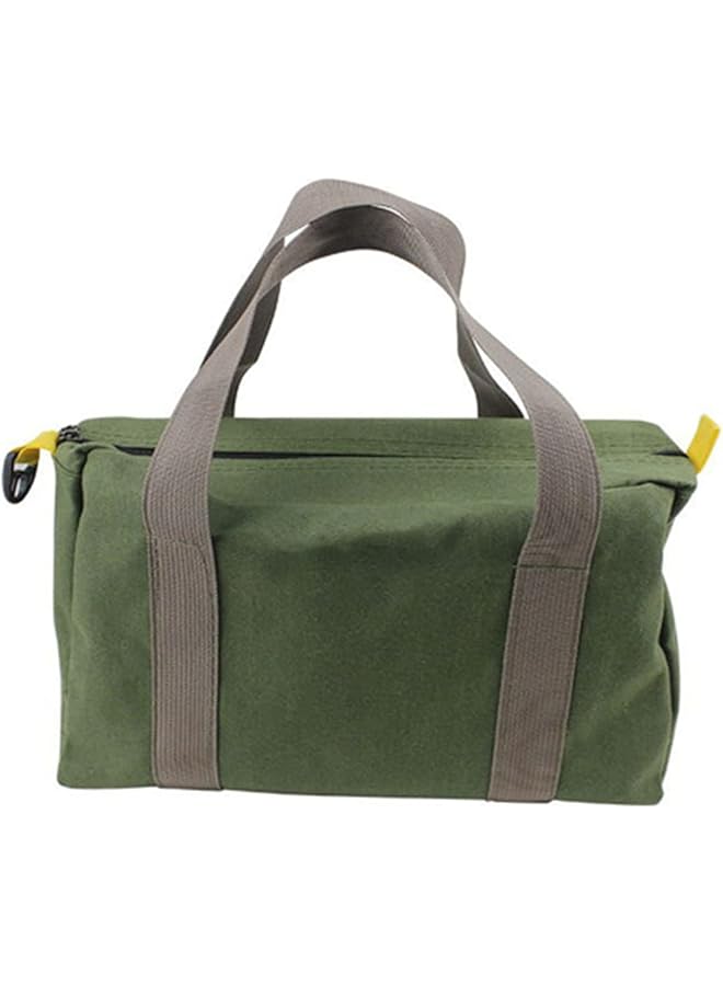 PROMASS promass Wide Mouth Canvas Tool Bag, Heavy Duty Tool Storage, Large Capacity Tool Tote for Electricians, Power Tool Organizer Pouch 