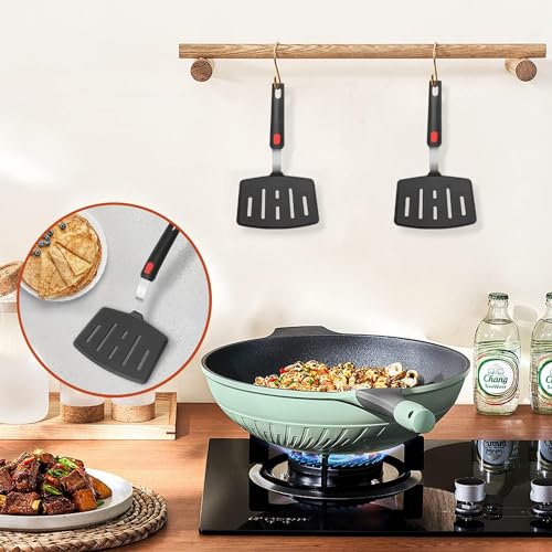Baskety Turner Set - Flexible Silicone Spatulas - Egg Turner, Pancake Flipper, Kitchen Spatula - Heat Resistant to 480F - Pack of 1 - Image 4