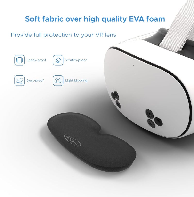 DigiCharge VR Lens Cover Protector, Compatible with Meta Quest 3S, Xbox edition, Quest 3, Quest 2, Accessories Oculus Rift S, Valve Index, Pico 4, Premium Foam, Dust and Scratch VR Lens Cap - Image 2