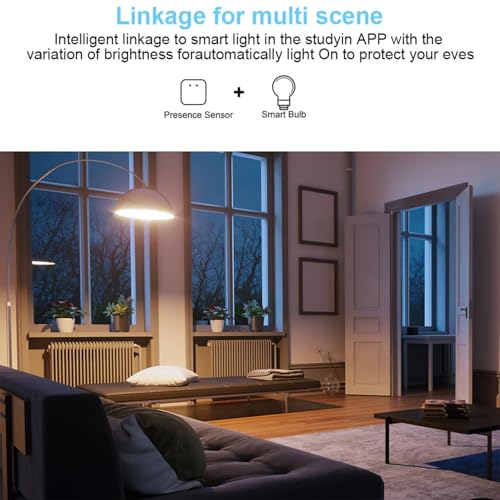 SENCKIT WiFi Human Presence Sensor: Smart Motion Sensor with 5.8GHz mmWave Radar, Zone Positioning, App Notification Alerts, Real-time Human Occupancy Sensor for Home Automation, Support Alexa - Image 5