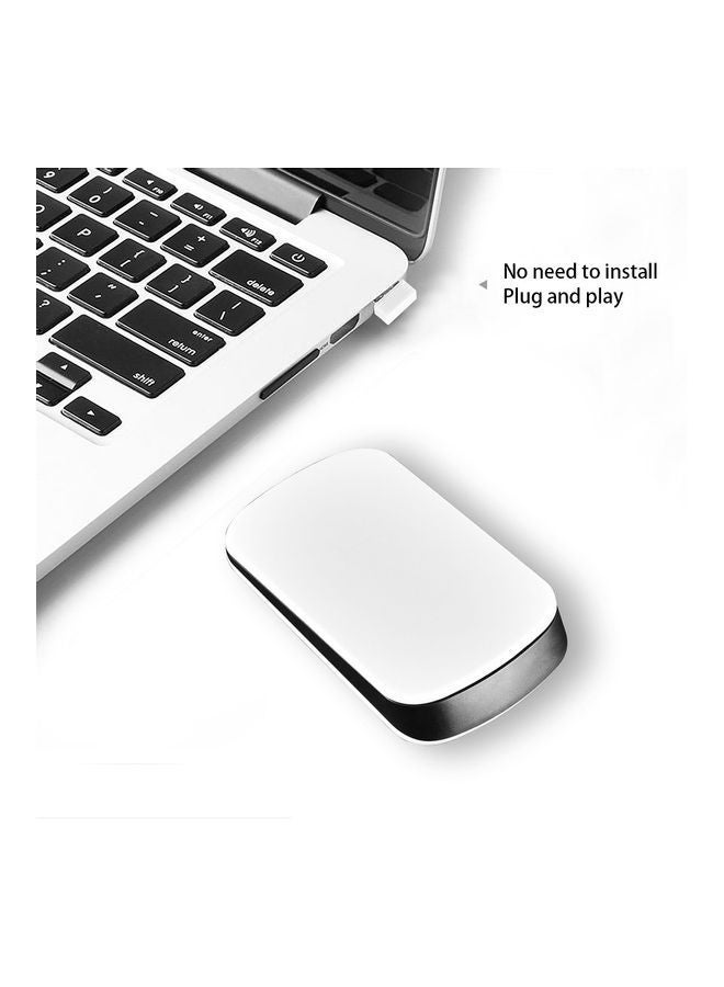 NIBEMINENT 2.4G Wireless Optical Mouse White  - Image 2