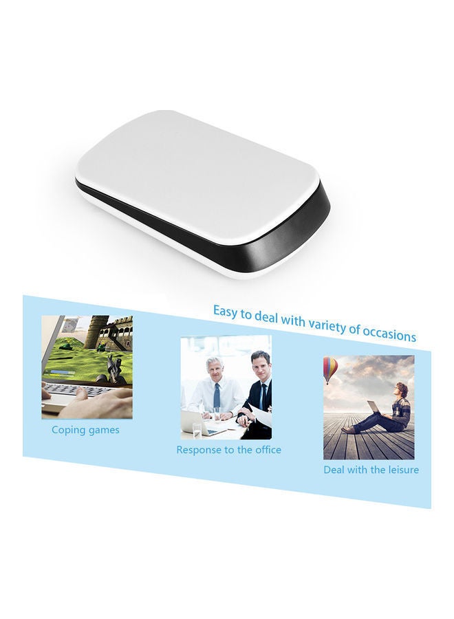 NIBEMINENT 2.4G Wireless Optical Mouse White  - Image 5