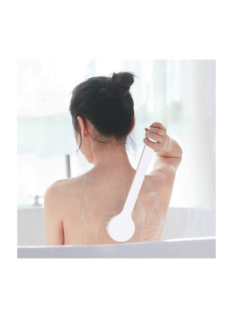 Dry Brushing Body Brush Shower Bath Long Handle Gentle Back Skin Scrubber Exfoliate Massage Improve Blood Circulation Cellulite Treatment - Image 5