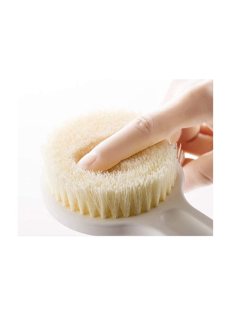 Dry Brushing Body Brush Shower Bath Long Handle Gentle Back Skin Scrubber Exfoliate Massage Improve Blood Circulation Cellulite Treatment - Image 3