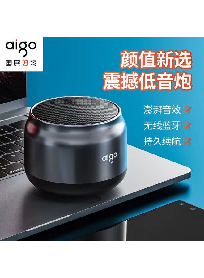 aigo مكبر صوت بلوتوث لاسلكي صغير ذكي Ai مع مضخم صوت محمول خارجي للرياضة بجودة صوت عالية - Image 3