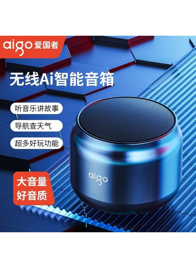 aigo مكبر صوت بلوتوث لاسلكي صغير ذكي Ai مع مضخم صوت محمول خارجي للرياضة بجودة صوت عالية - Image 5