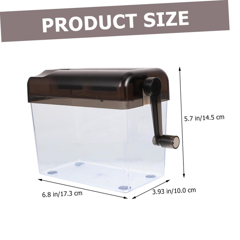 Portable Handheld Manual Paper Shredder For Home Office Documents Receipts Envelopes Lightweight Desktop - Image 3