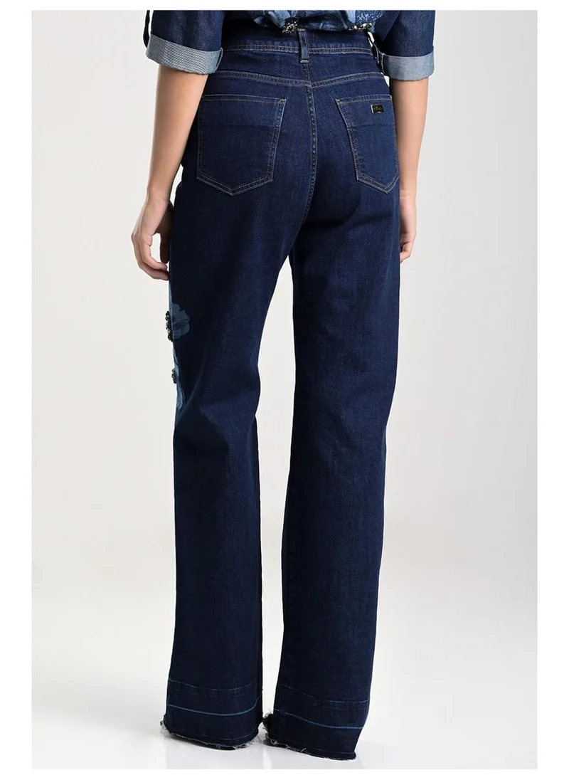 Carmen Steffens  Wide Flower Jeans for Women | Best Price UAE