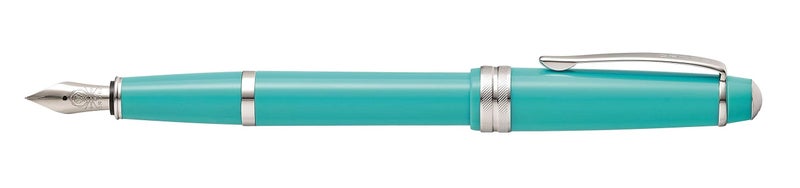 Cross Bailey Light Refillable Fountain Presented in a Everyday Gift Box - Medium Point, Black Ink, Polished Teal - Image 2