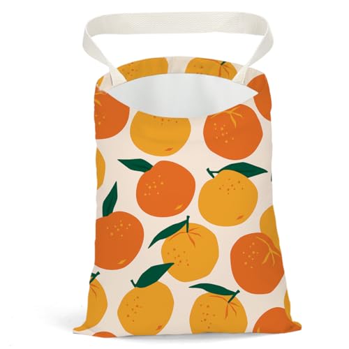 Pykfrhh Car Trash Bag Car Garbage Bag Hanging Cars Trash Can Waterproof Cars Back Seat Organizer for Vehicle Travelling Camping Orange Decor - Image 1