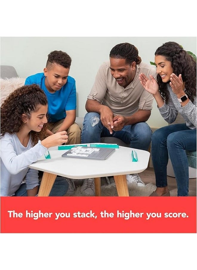 سبن ماستر Funskool Spin Master Upwords، ألعاب عائلية، لعبة إستراتيجية، لعبة كلمات مع بلاط حروف قابل للتكديس، ألعاب لوحية إستراتيجية، Get into Funzone، للأعمار من 8 سنوات فأكثر، متعدد الألوان  - Image 2