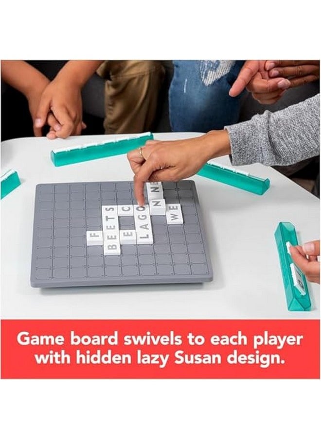 سبن ماستر Funskool Spin Master Upwords، ألعاب عائلية، لعبة إستراتيجية، لعبة كلمات مع بلاط حروف قابل للتكديس، ألعاب لوحية إستراتيجية، Get into Funzone، للأعمار من 8 سنوات فأكثر، متعدد الألوان  - Image 4
