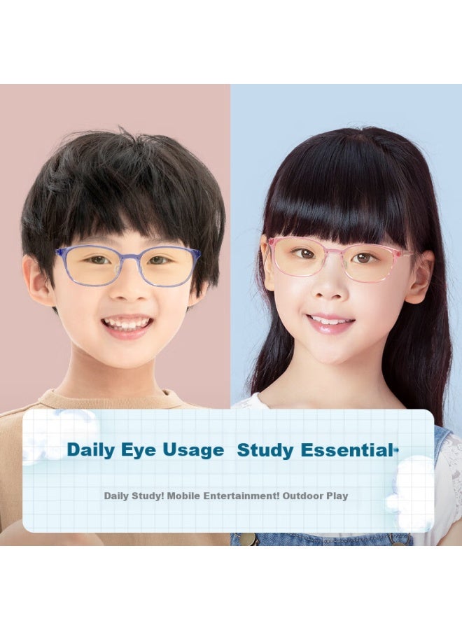 Quark American Children's Anti-blue Light Gl, Black, Anti-light Harm, Uv Protection, Eye Protection, Radiation Protection, Non-prescription Gl, Ty2108c2 - Image 1