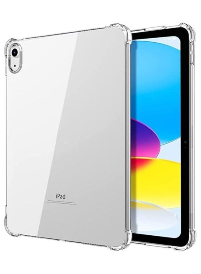 DUSALA Clear iPad Case for iPad 10th Generation Case, iPad Case 10th generation 2022, Slim & Light Weight TPU Protective Cover with Raised Edge and Transparent Back - Image 1