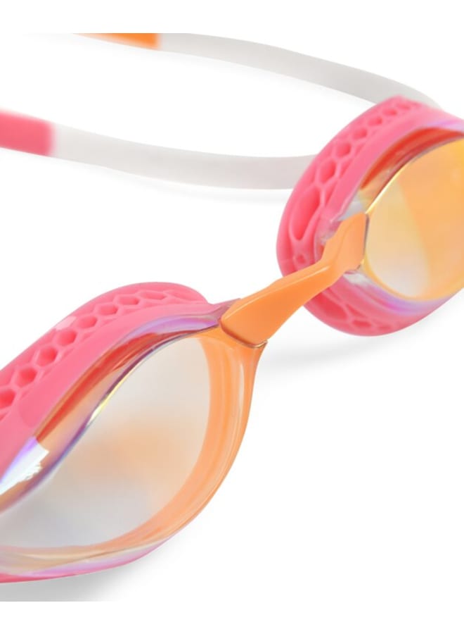 arena Air-Speed  Mirror YELLOW COPPER-LIGHT-PINK-O  - Professional Racing Goggles with Honeycomb Seals - Image 2