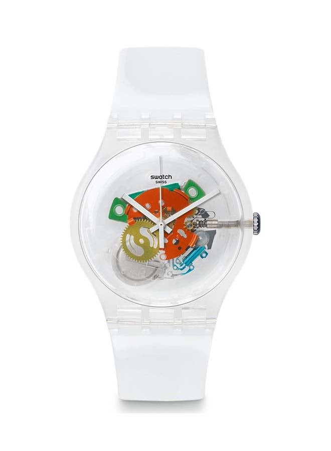 Swatch Unisex Random Ghost Quartz Movement Water Resistant Wrist Watch - 41 Mm - Image 1