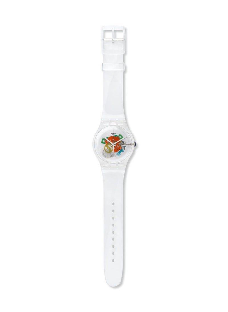 Swatch Unisex Random Ghost Quartz Movement Water Resistant Wrist Watch - 41 Mm - Image 2