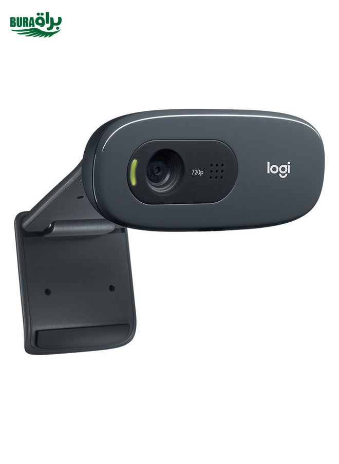 Logitech C270 HD Web Camera Meets Every Need for HD 720p Video Calls(Black)