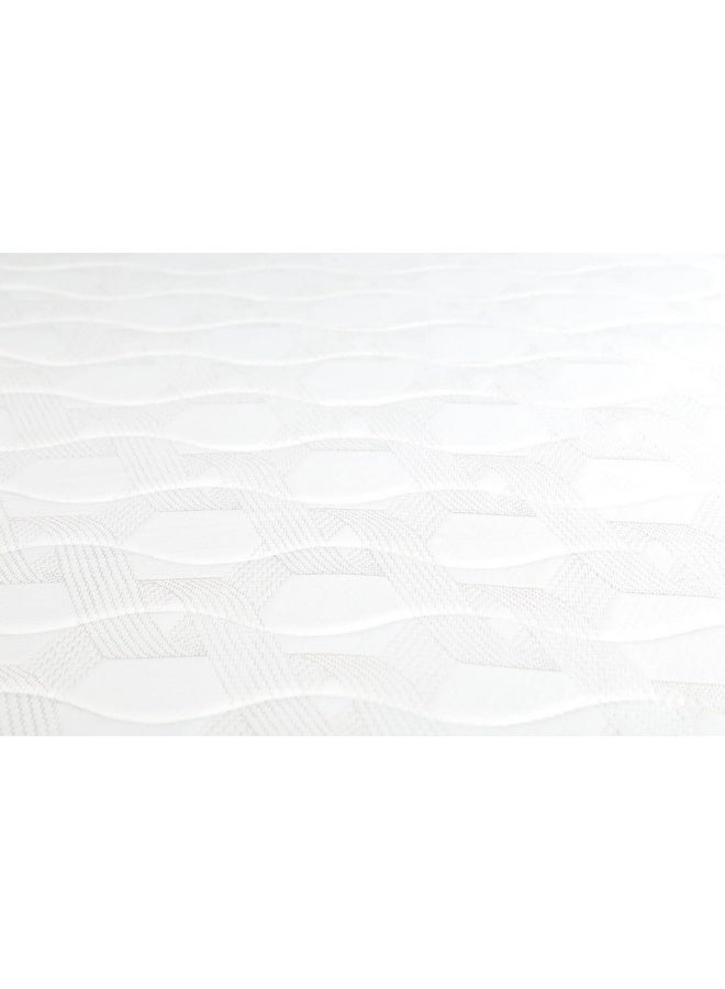 هومزمارت مرتبة  مايكروفايبر أبيض ورمادي  - 180×200×30 سم - Image 3