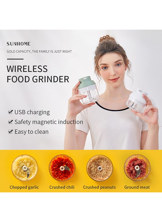Sunhome 2-In-1 Mixer Grinder With Usb 45 W SH-168G Green/Grey - Image 3