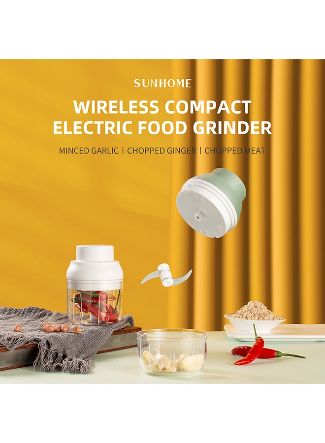 Sunhome 2-In-1 Mixer Grinder With Usb 45 W SH-168G Green/Grey - Image 4