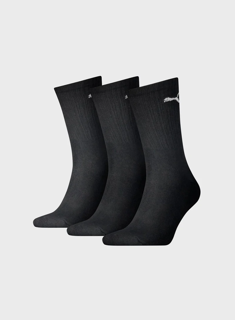 PUMA 3 Pack Lightweight Crew Socks