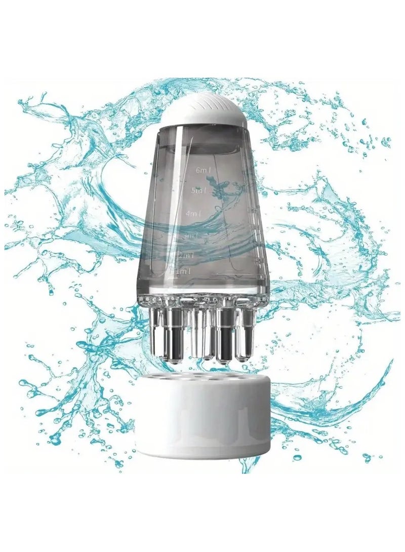 آيسيلي مشط توزيع فروة الرأس، مشط سائل محمول، مشط توزيع زيت فروة الرأس، مدلك فروة الرأس لنمو الشعر، مشط توزيع مصل الشعر مناسب للسوائل المختلفة للمنزل والسفر - Image 1