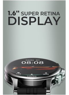 Faster Smart Watch 3 Pro SE – 1.6" Super Retina Always-On Display, Bluetooth Calling, Fitness Tracker, Sports Modes, Heart Rate & Sleep Monitoring, IP68 Waterproof, 250mAh Battery, Android & iOS Compatible  - Image 2